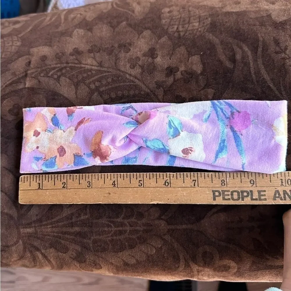 Handmade flower twist headband